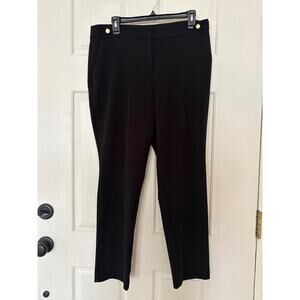 Ann Klein Black Dress Pants Size 10